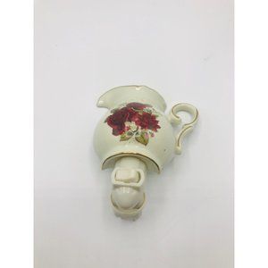 Formalities Baum Brothers Rose Gold pattern Victorian porcelain night light